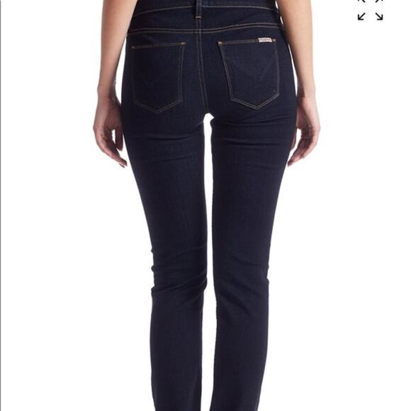 HUDSON Jeans High Waisted Tilda Straight Leg Jean Sz 24 Navy - Picture 2 of 8